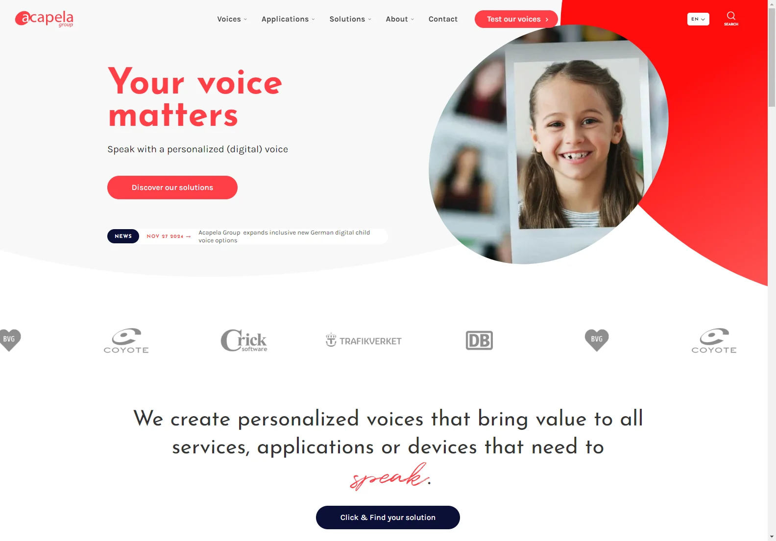 Acapela Group: High-Quality Text-to-Speech (TTS) Solutions with Customizable Neural Voices