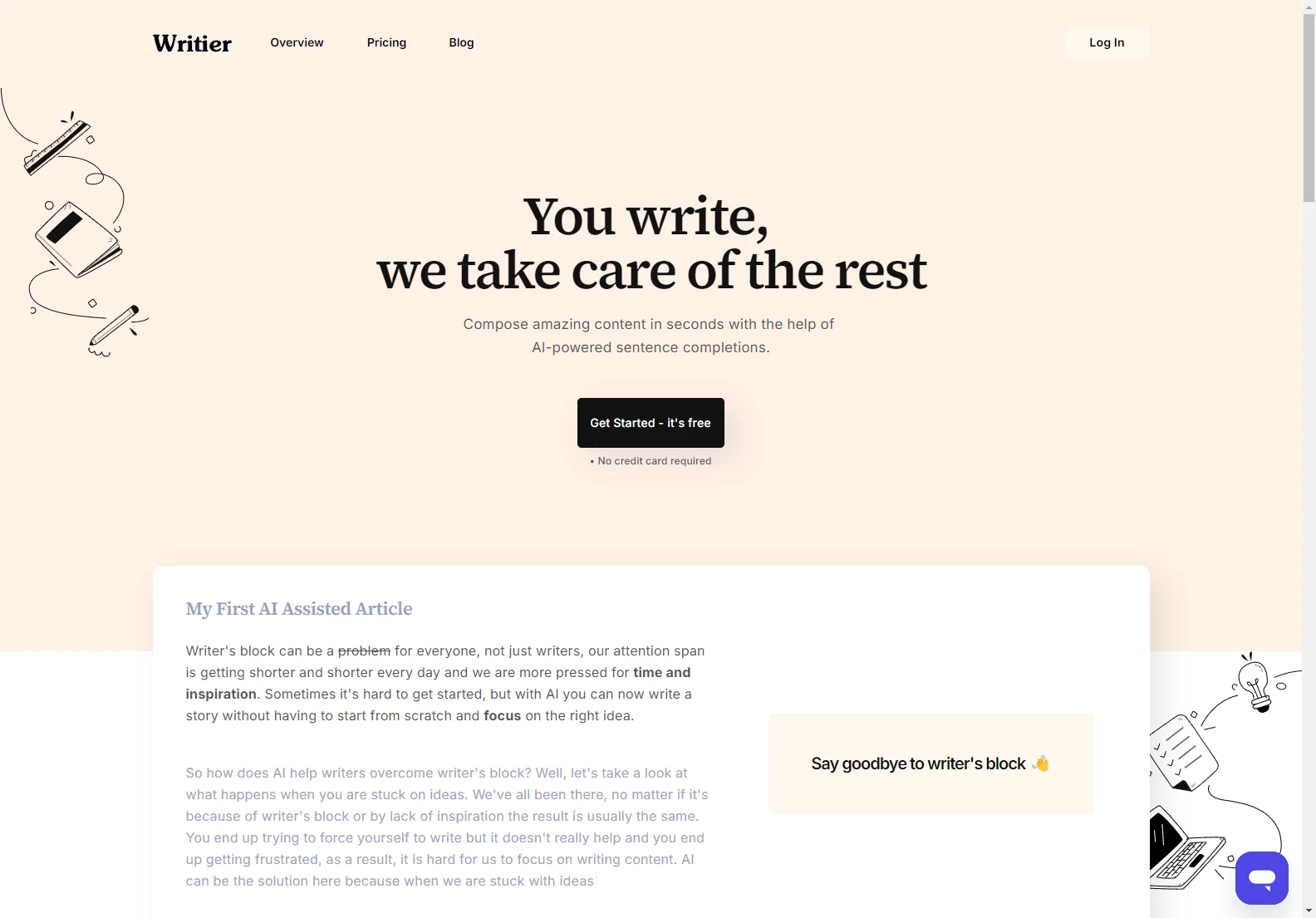 Writier: AI-Powered Writing Assistant for Enhanced Content Creation