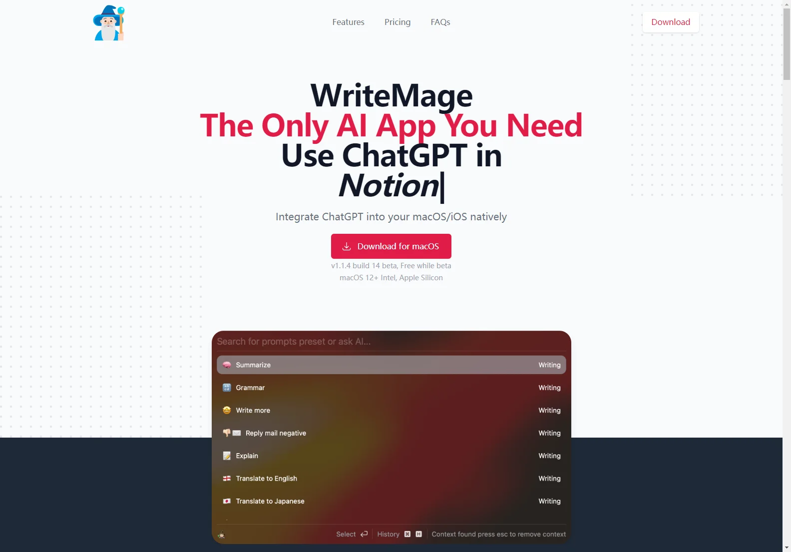 WriteMage: The Only AI App You Need - Boost Your Productivity with ChatGPT