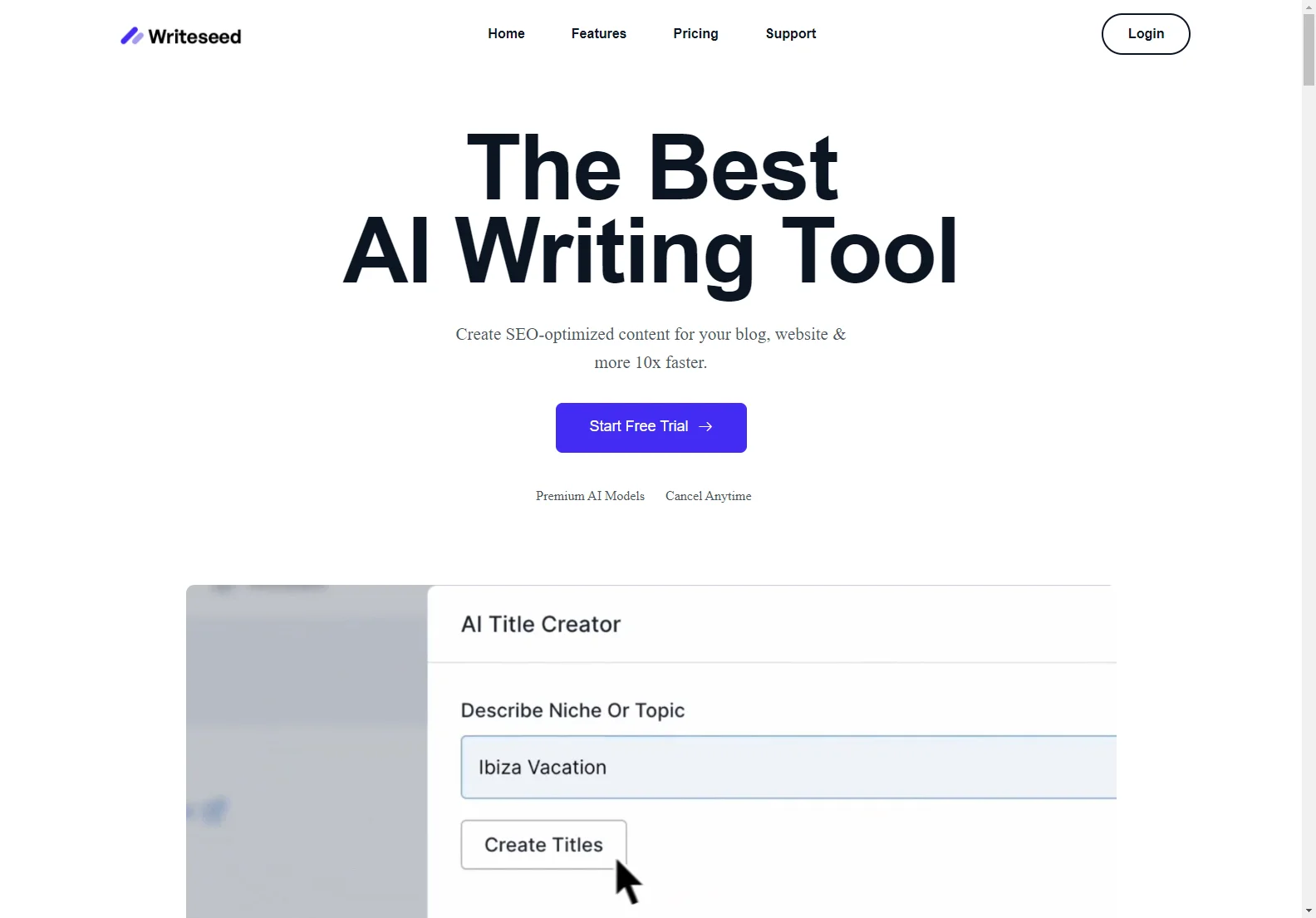 Writeseed: AI Writing Assistant for SEO-Optimized Content