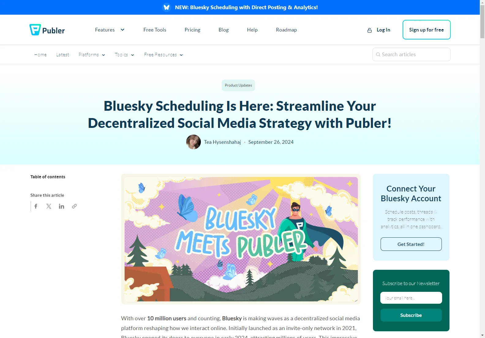 Bluesky Scheduling with Publer: Manage Your Decentralized Social Media