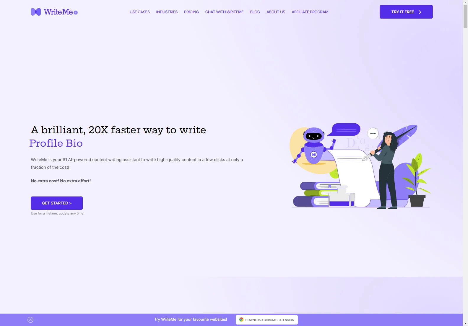 WriteMe.ai: AI-Powered Content Writing Assistant for Faster, Better Content