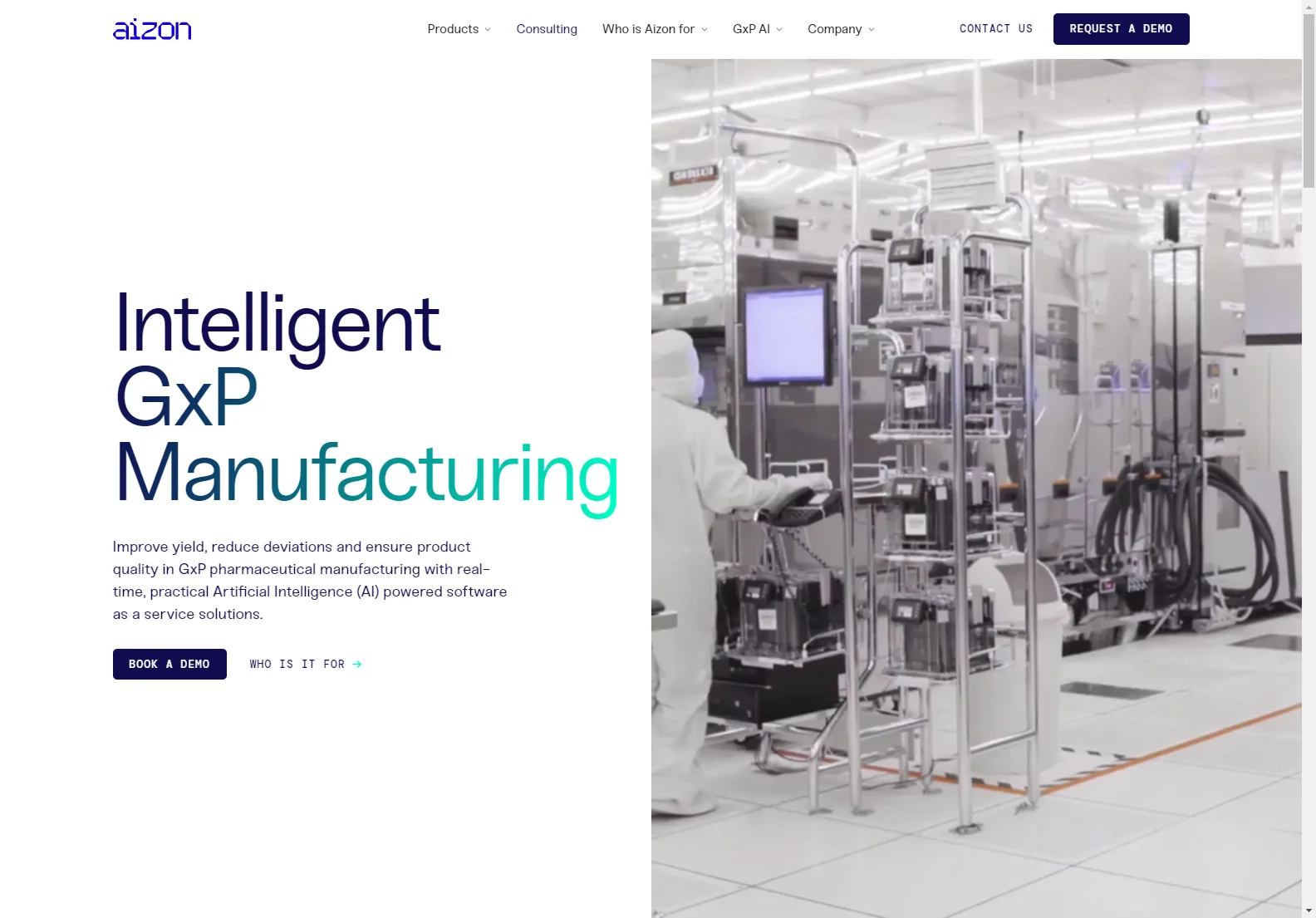 Aizon: AI-Powered Solutions for Intelligent GxP Manufacturing