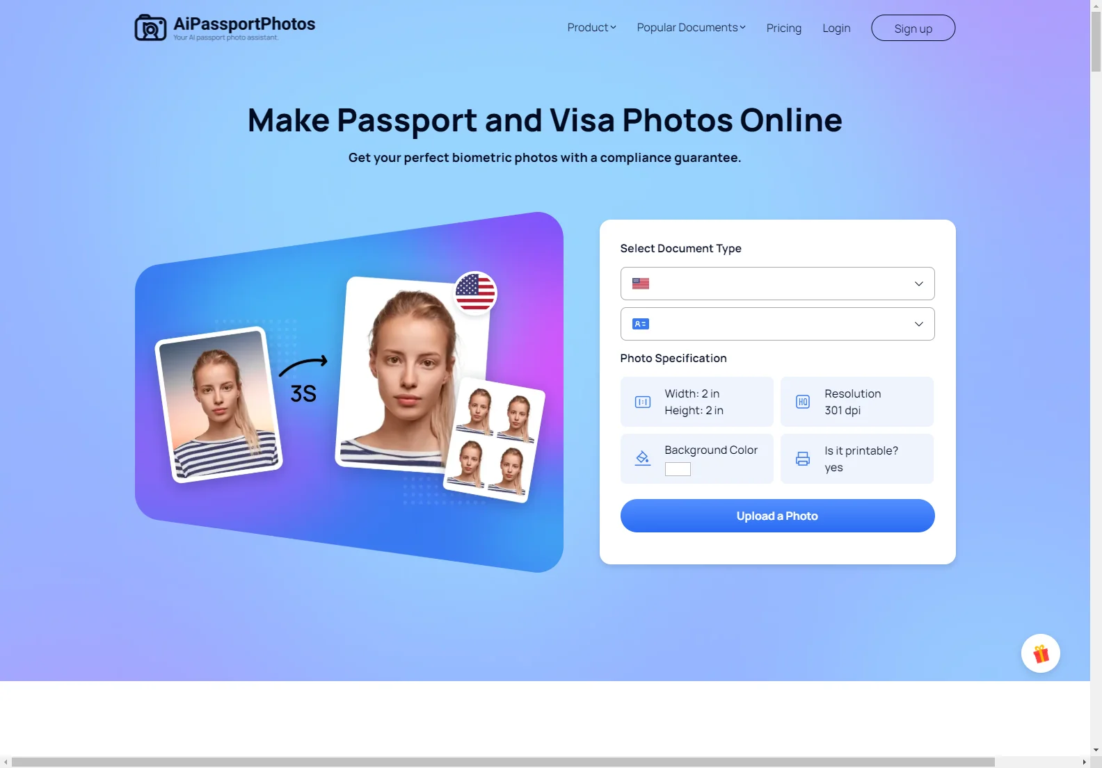 AiPassportPhotos: Make Perfect Passport Photos Online in Seconds