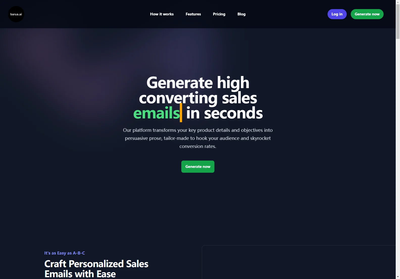 Barua AI: Generate High-Converting Sales Emails in Seconds