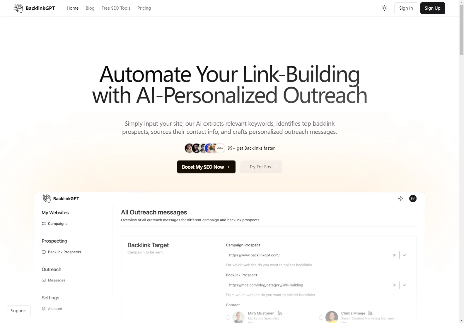 BacklinkGPT: AI-Powered Link Building for Enhanced SEO