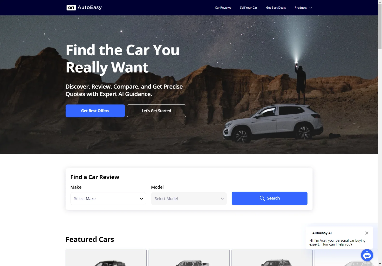 AutoEasy: AI-Powered Car Buying Platform for Unbiased Reviews and Best Deals