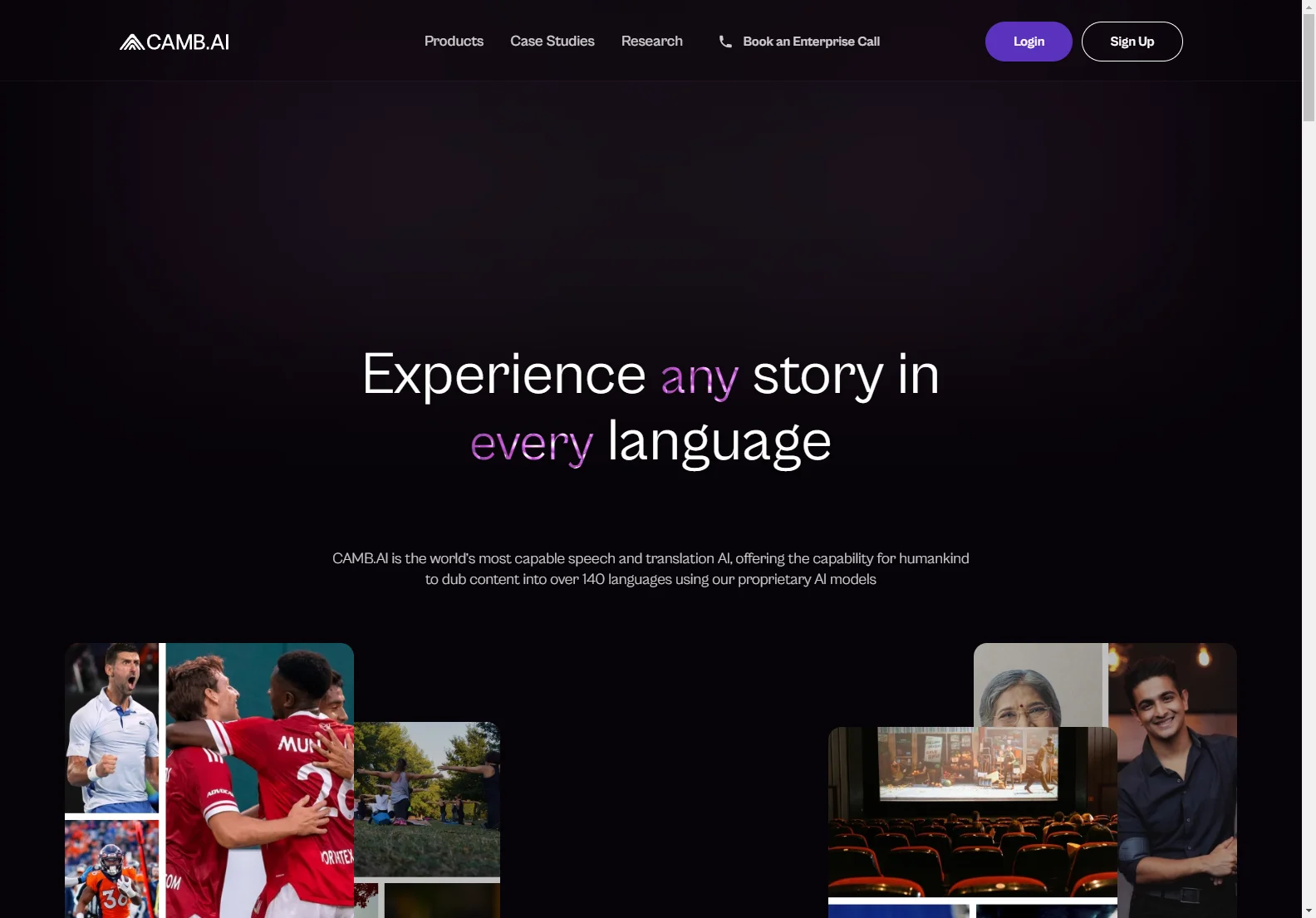 Camb.ai: AI-Powered Voice Translation and Dubbing for Global Reach