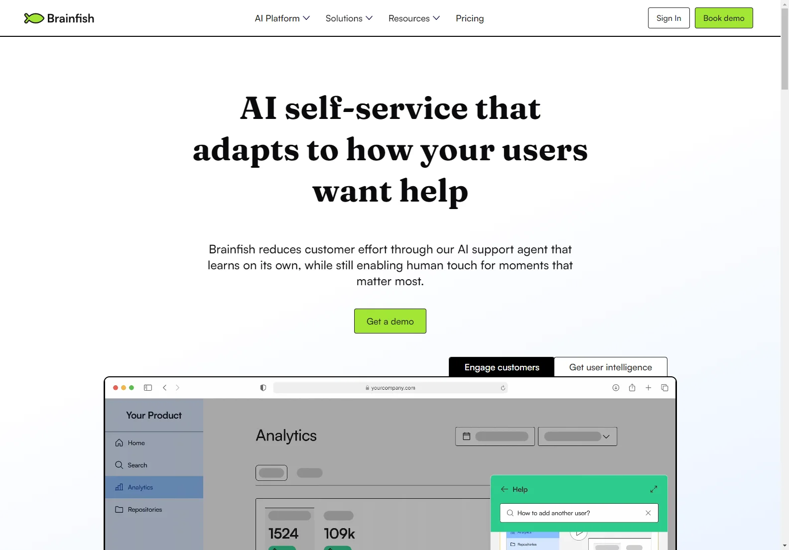 Brainfish: AI-Powered Self-Service for Enhanced Customer Experience