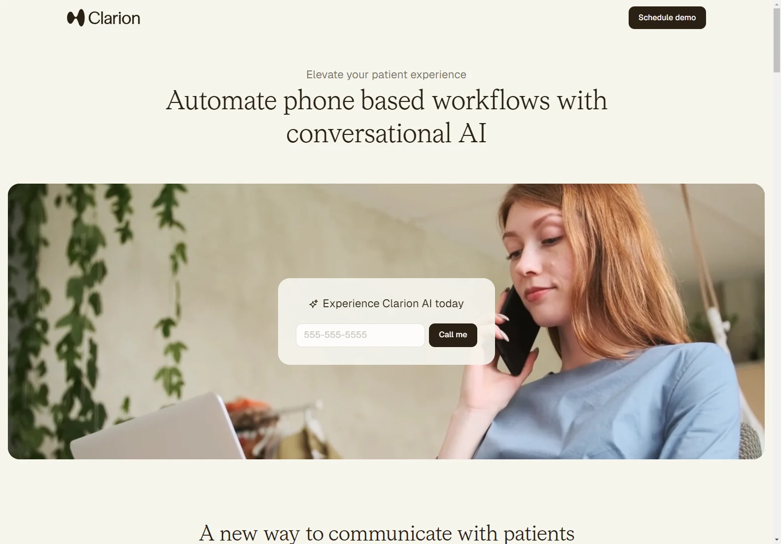 Clarion: AI-Powered Patient Communication Automation