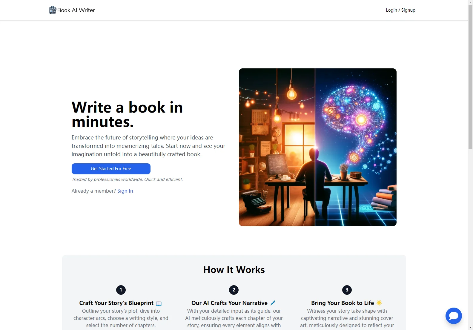 BookAIWriter.com: Write and Publish Books Effortlessly with AI