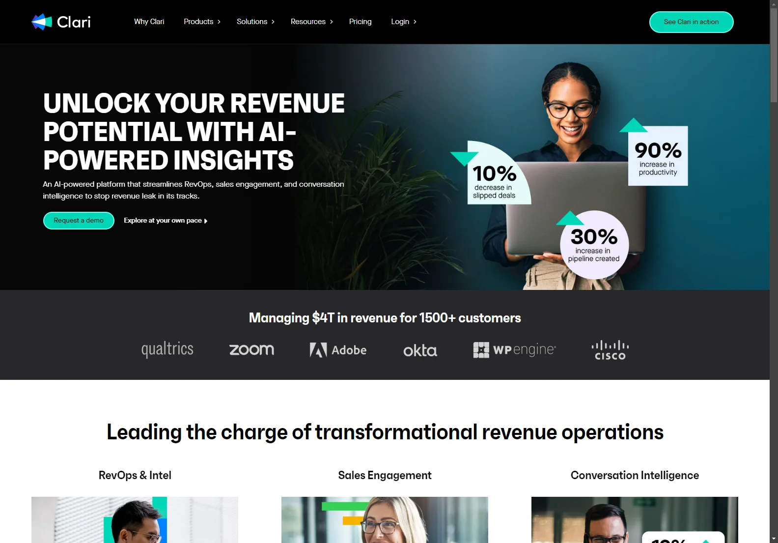 Clari: AI-Powered Revenue Platform for Enhanced Sales & Growth