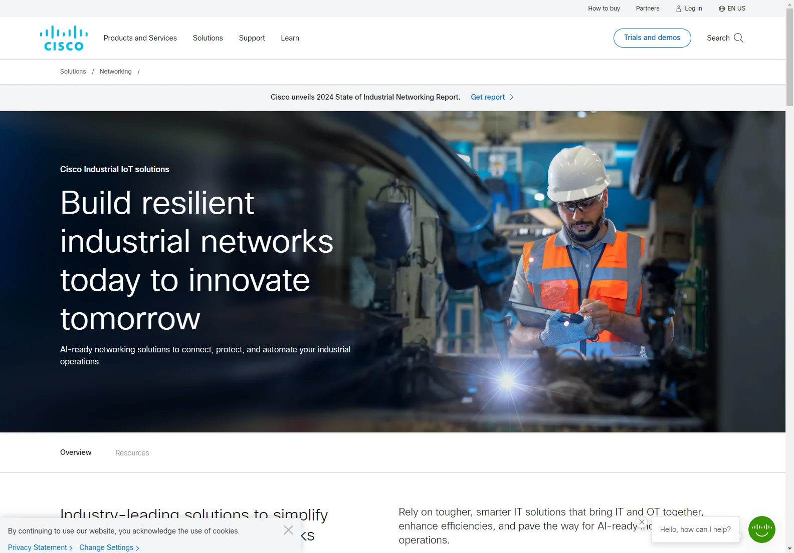 Cisco Industrial IoT: Building Resilient Networks for Innovation