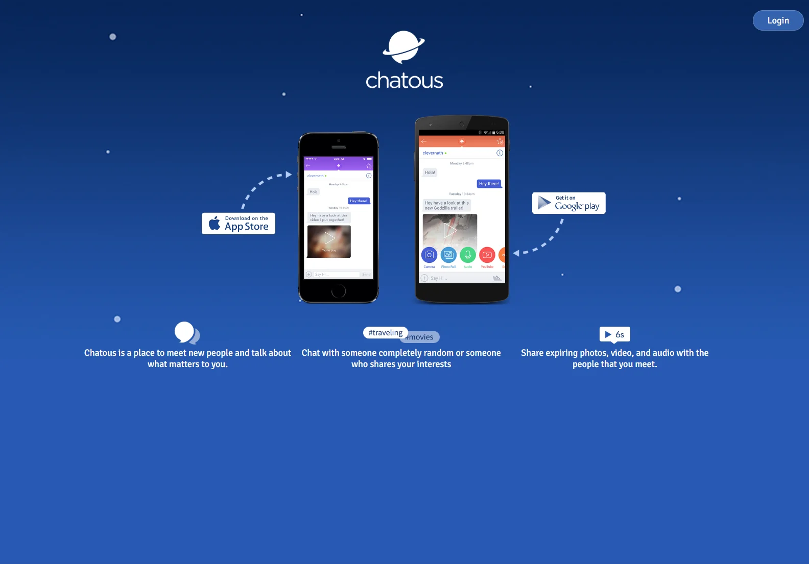 Chatous: Random Chat App for Text & Video Chats with New People