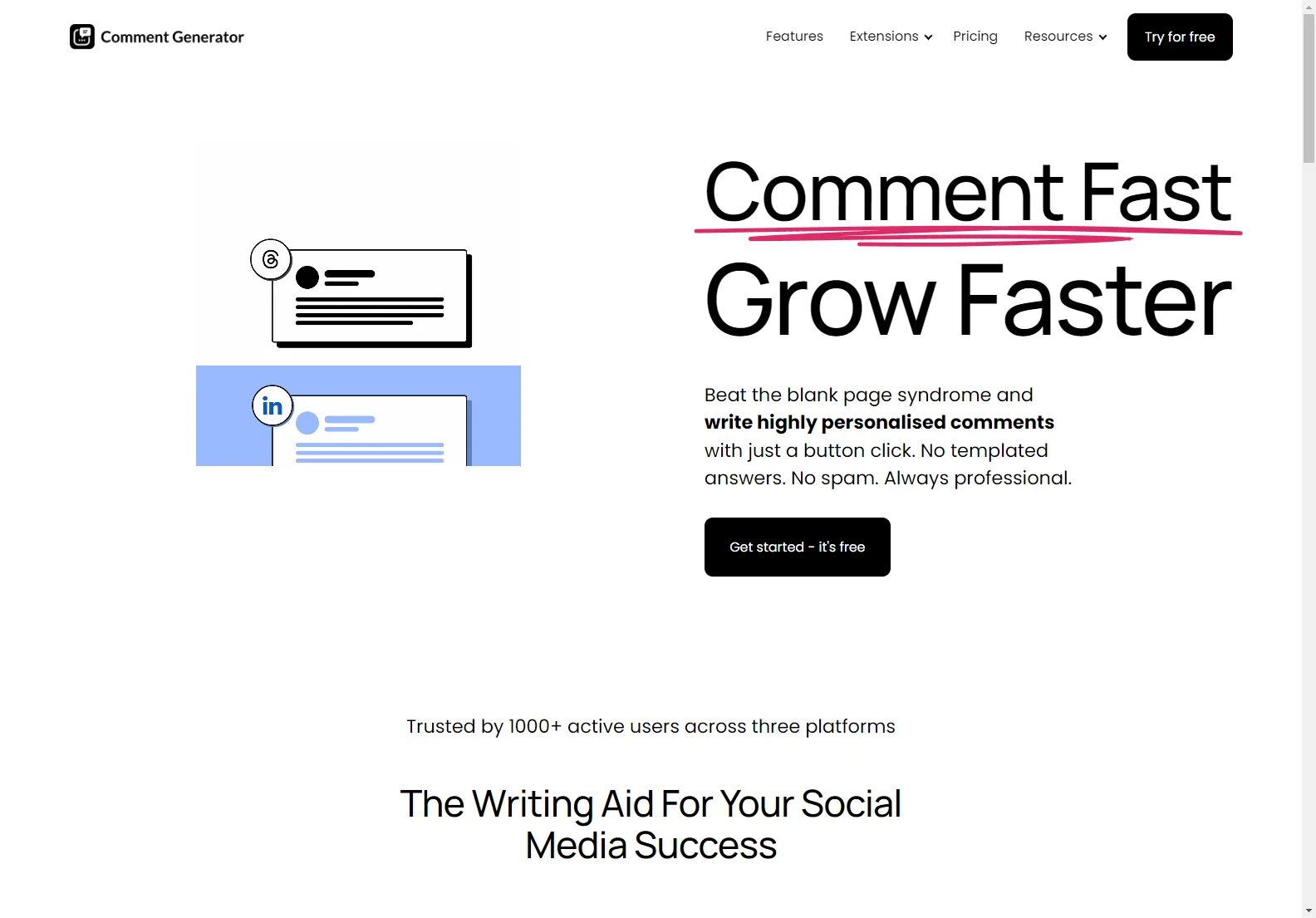 Comment Generator: AI-Powered Social Media Commenting Tool