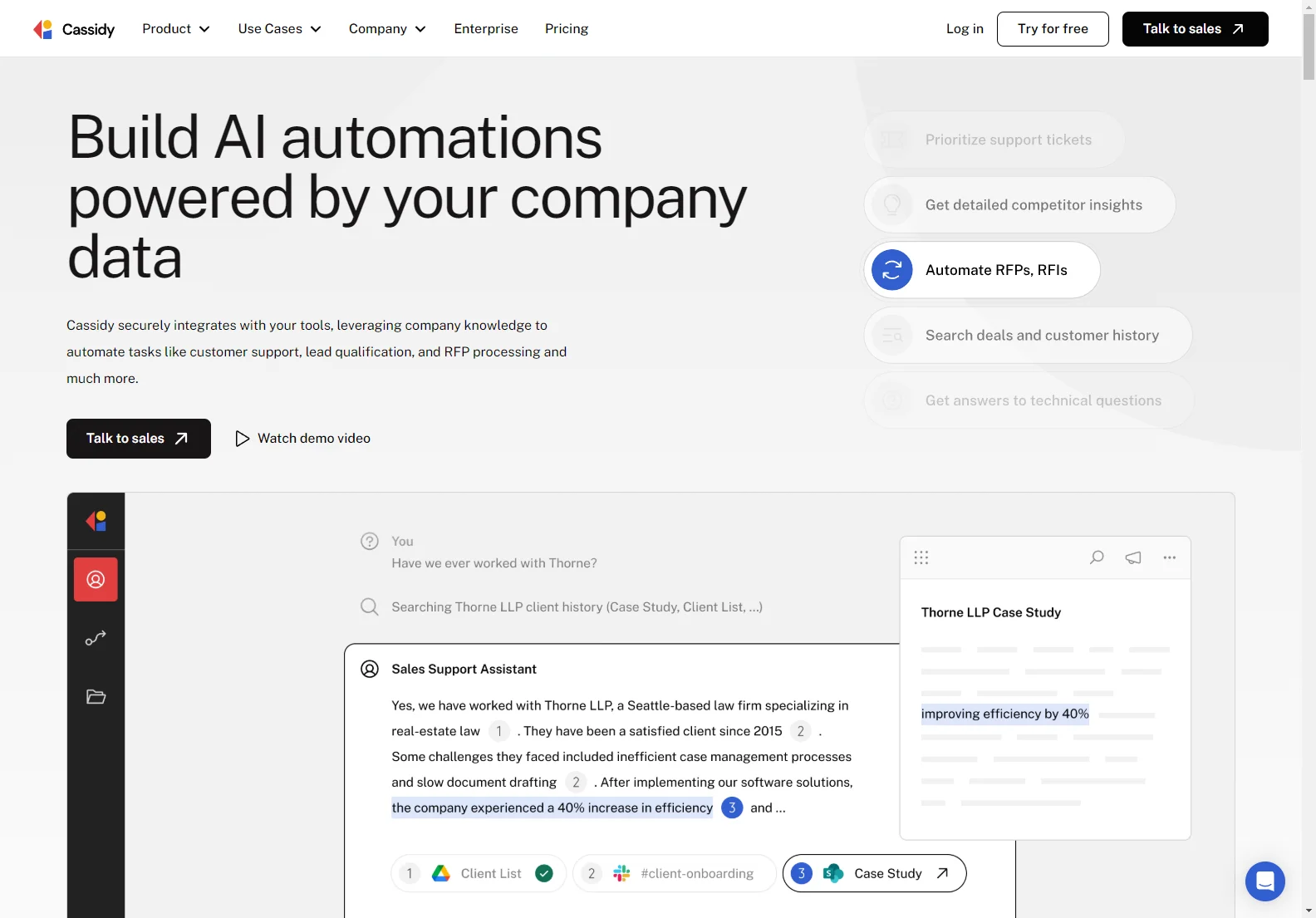 Cassidy: AI-Powered Automation for Business Efficiency