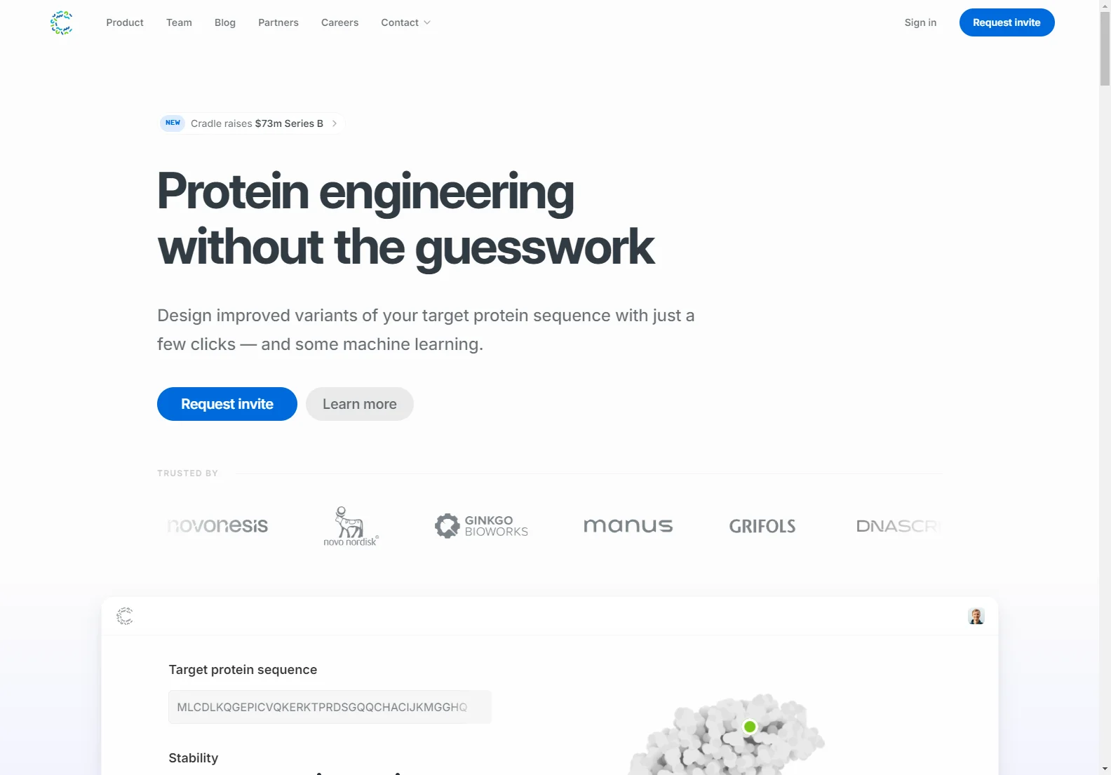 Cradle: AI-Powered Protein Engineering Platform