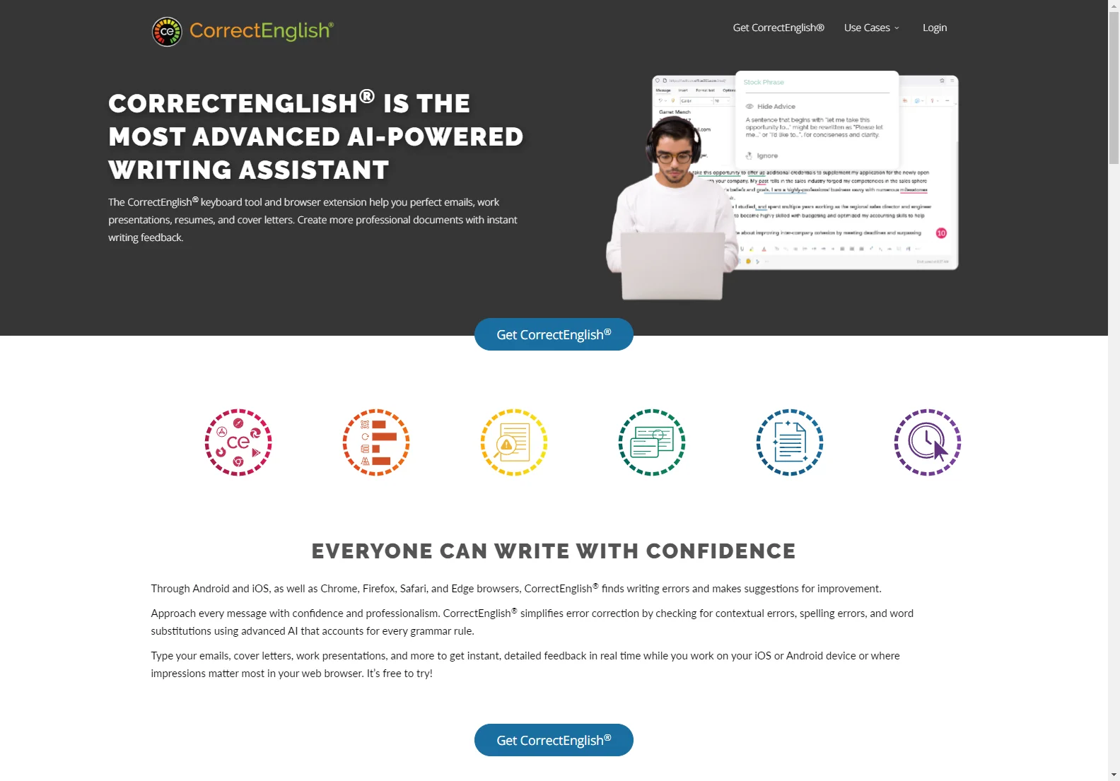 CorrectEnglish®: AI-Powered Writing Assistant for Polished, Professional Documents