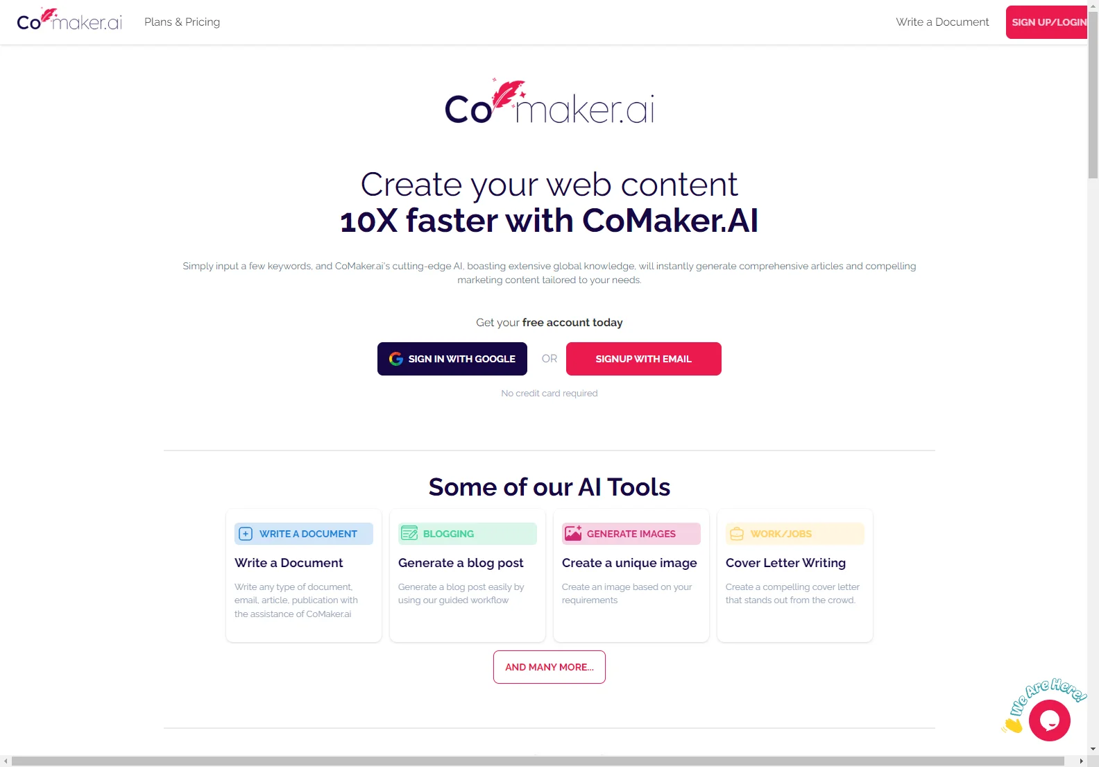 CoMaker.ai: 10X Faster AI-Powered Content Creation