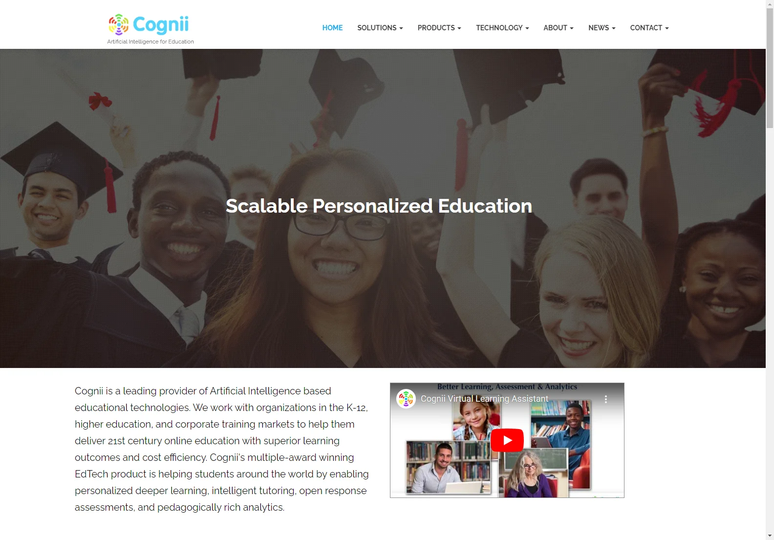 Cognii: AI-Powered Personalized Learning Platform for Education