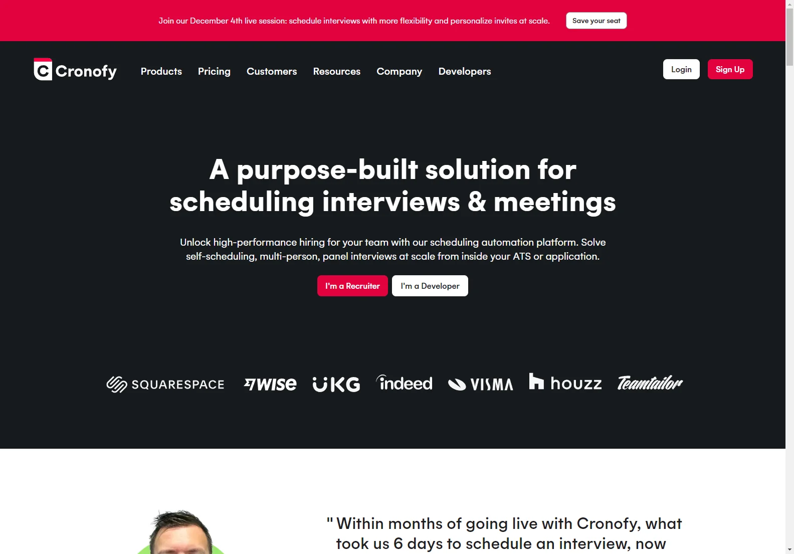 Cronofy: AI-Powered Scheduling Automation for High-Performance Teams