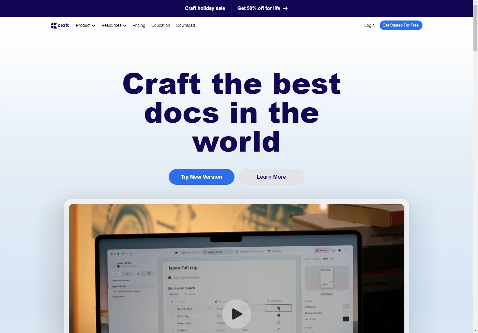 Craft: The AI-Powered Note-Taking App for Seamless Productivity