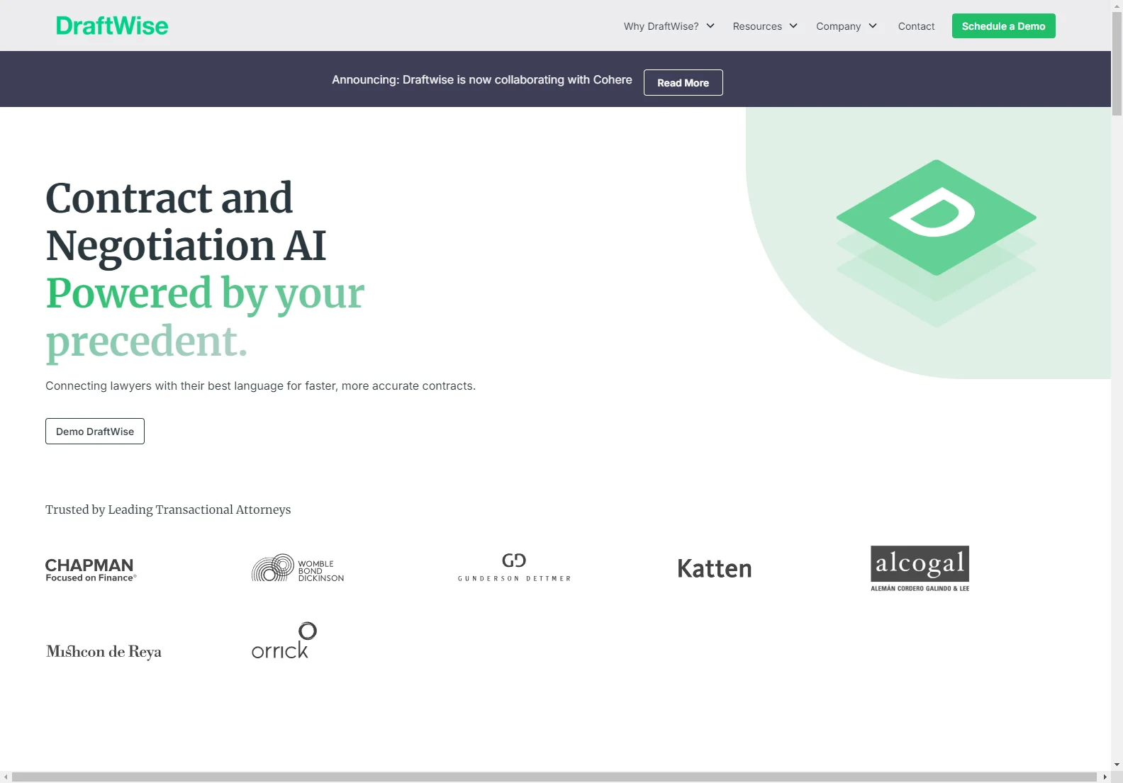 DraftWise: AI-Powered Contract Drafting and Negotiation for Transactional Lawyers