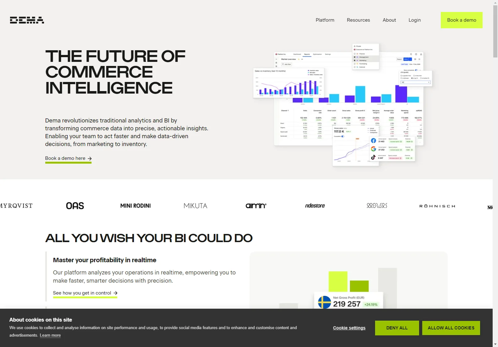 DEMA: AI-Powered E-commerce Analytics for Profitable Growth