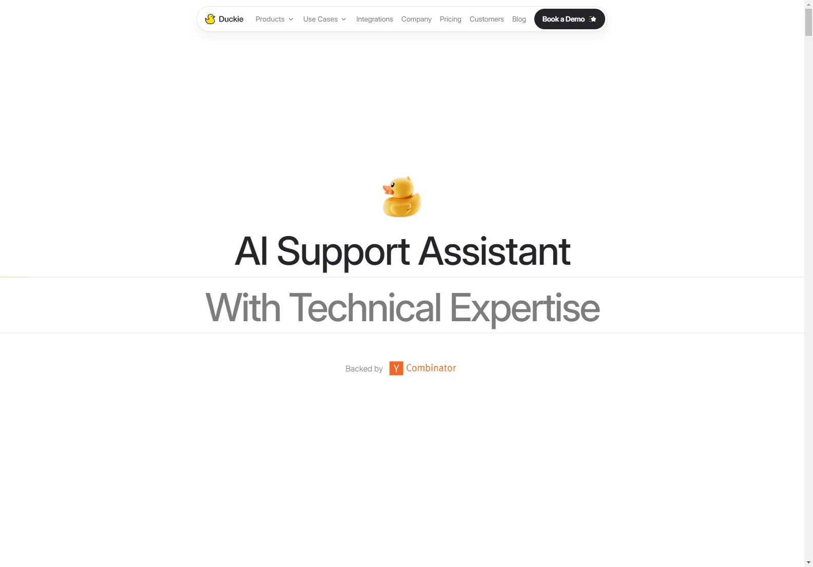 Duckie: AI-Powered Customer Support for Faster Resolutions