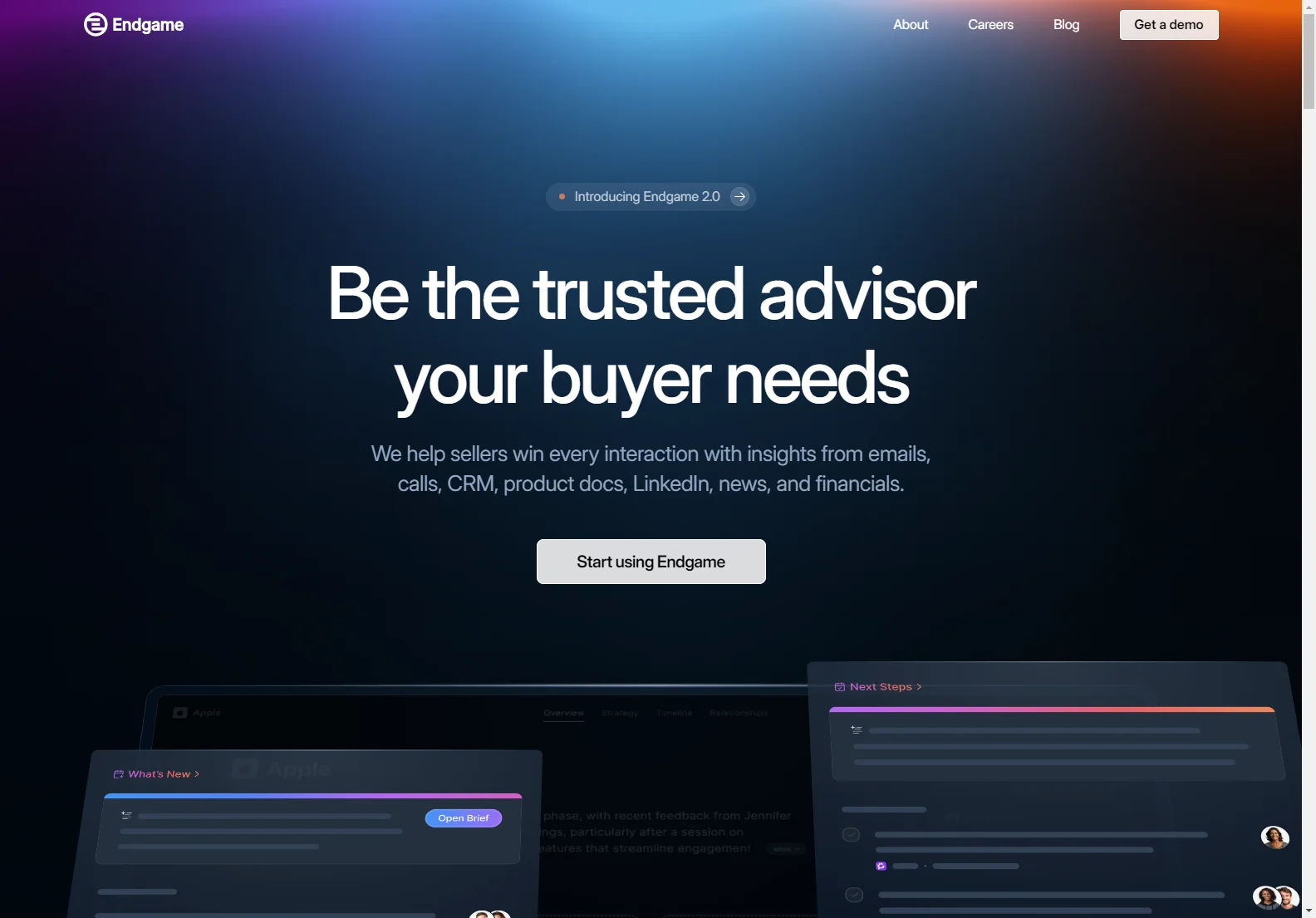 Endgame 2.0: AI-Powered Sales Assistant for Enhanced Account Research and Planning