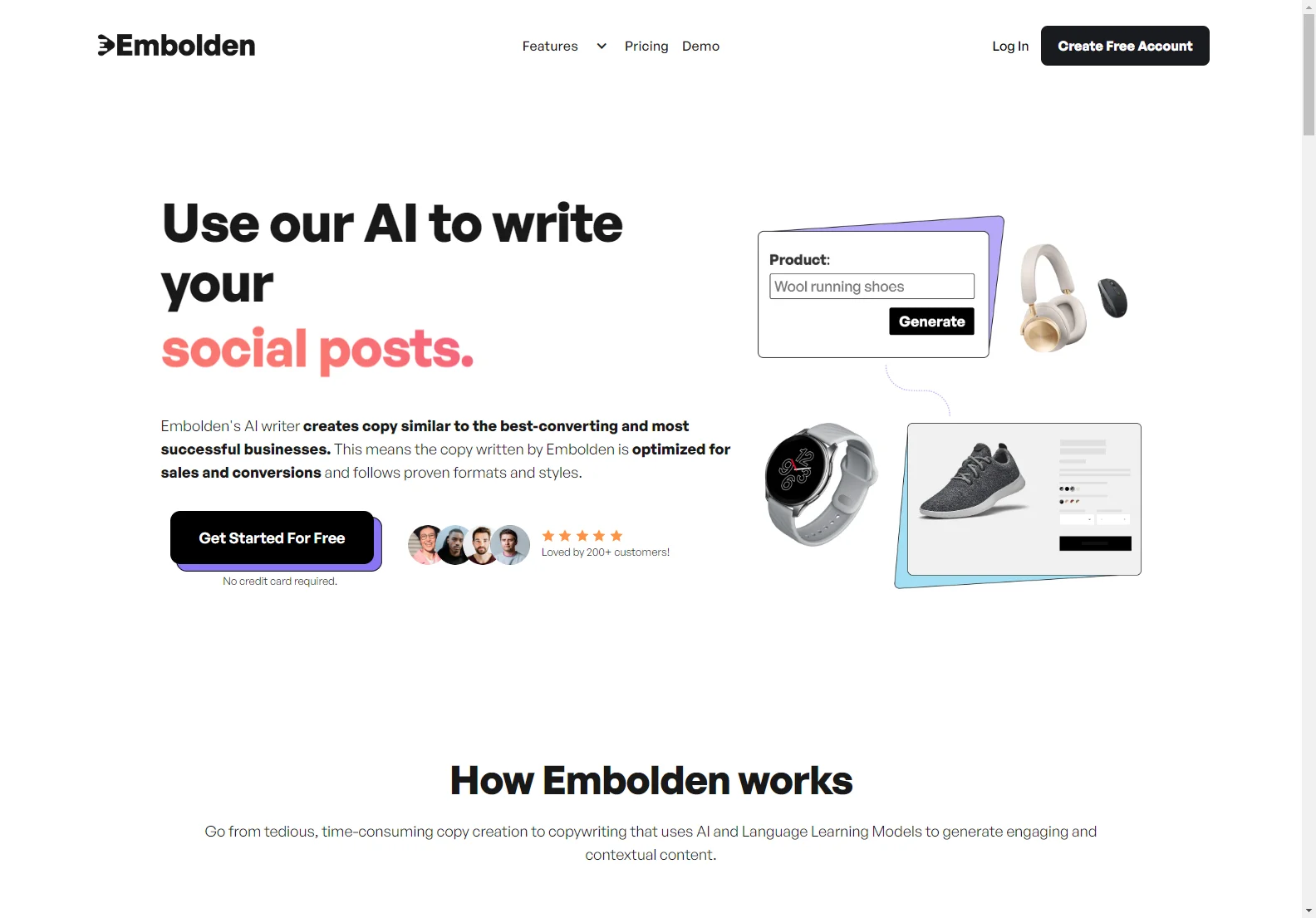 Embolden: AI-Powered Copywriting for Ecommerce Success