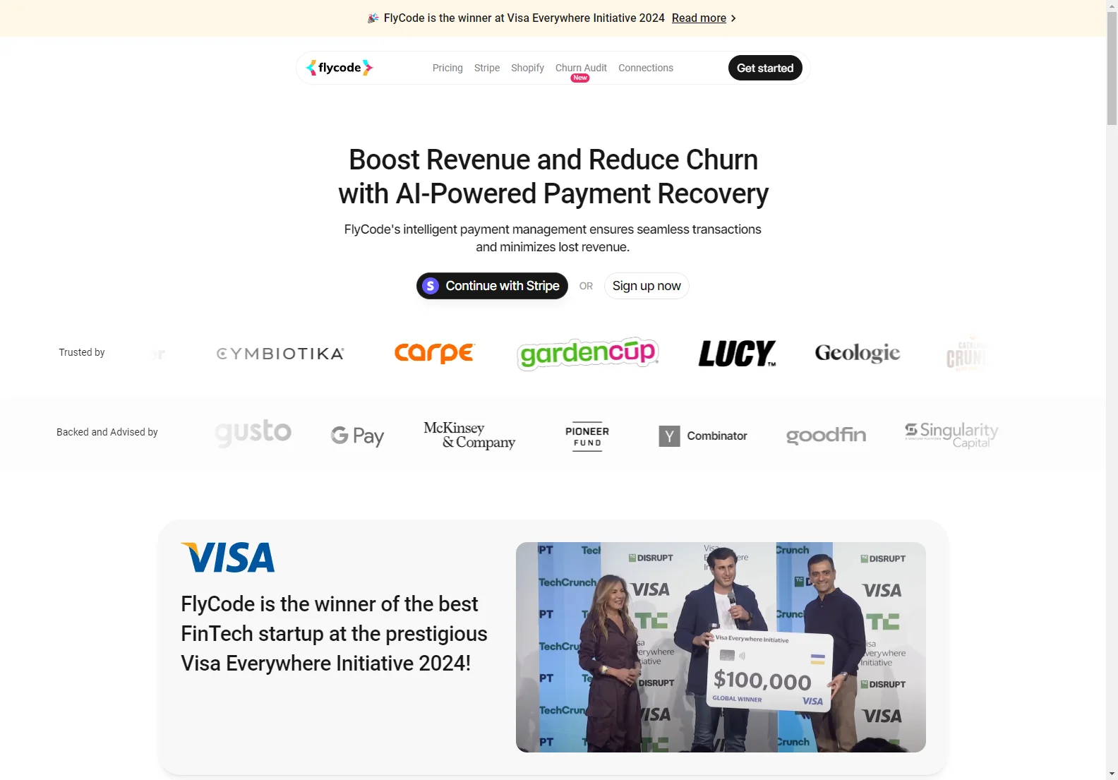 FlyCode: AI-Powered Payment Recovery for Increased Revenue and Reduced Churn