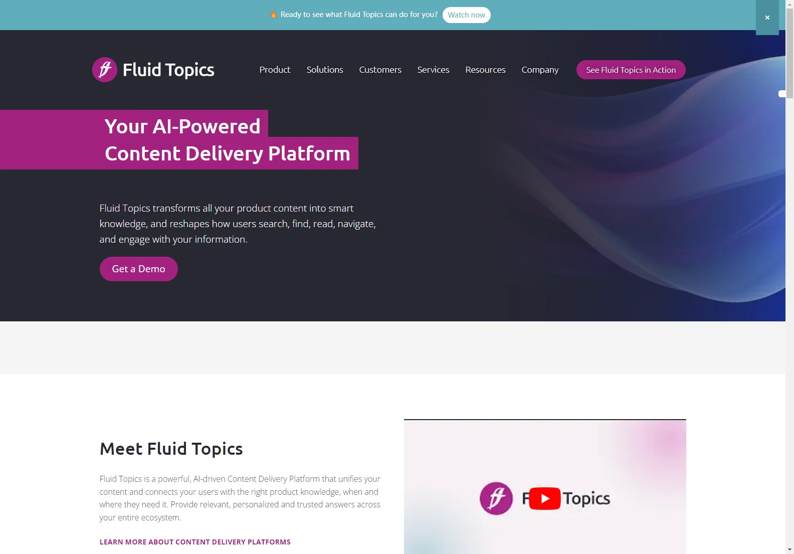 Fluid Topics: AI-Powered Content Delivery Platform for Enhanced User Engagement