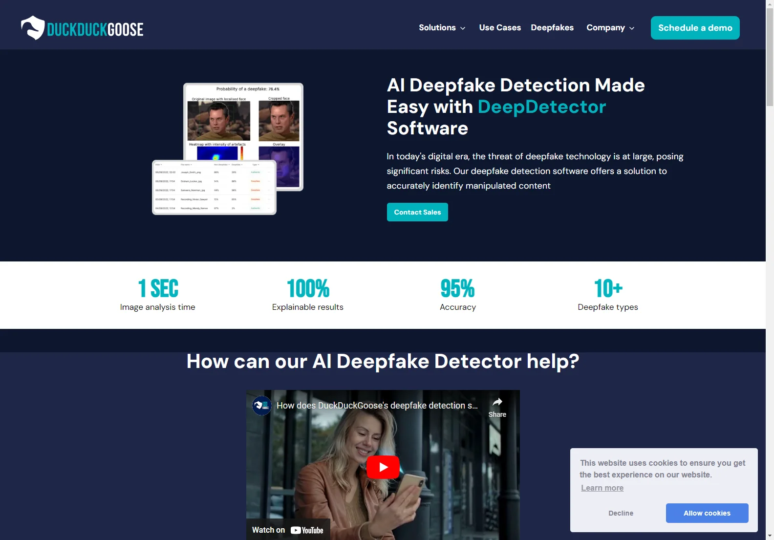 DeepDetector: AI-Powered Deepfake Detection Software