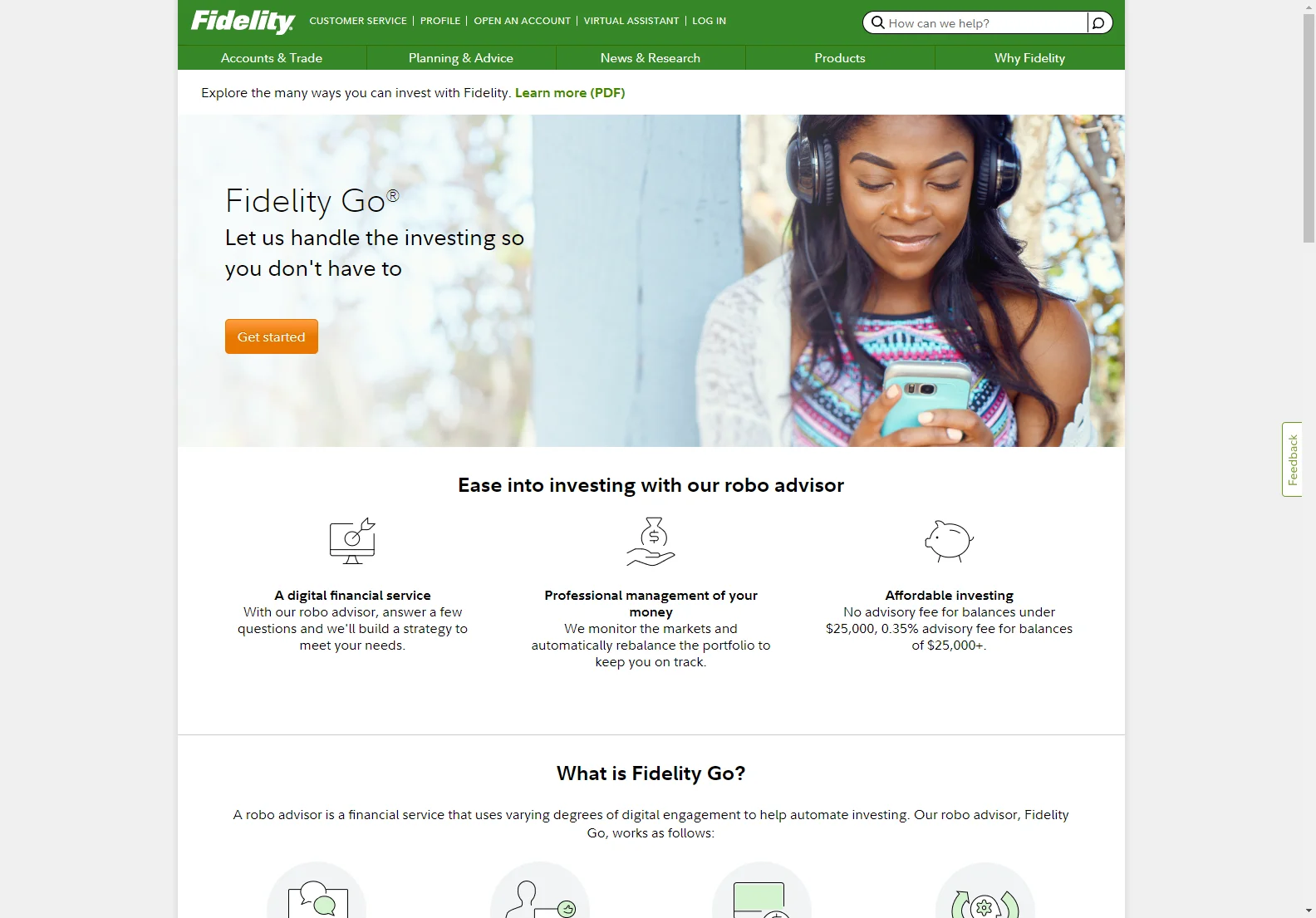 Fidelity Go: Your Affordable Robo-Advisor for Effortless Investing