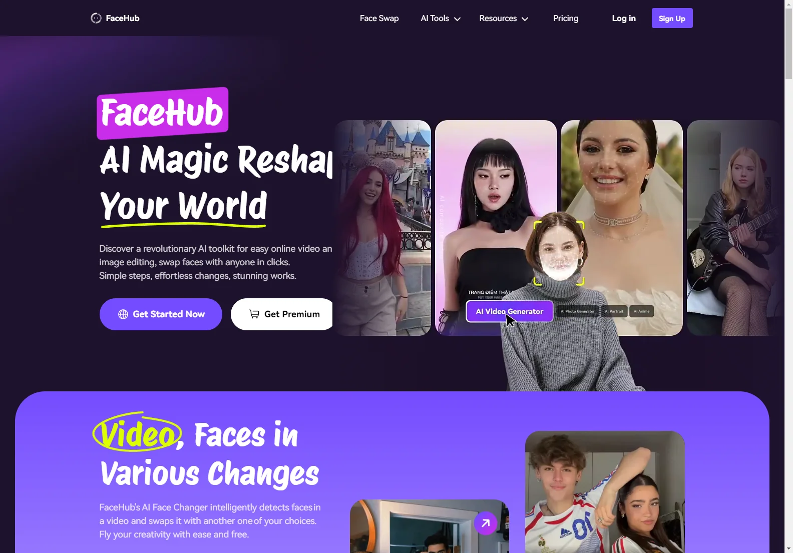 FaceHub: AI-Powered Face Swapping for Stunning Selfies and Videos