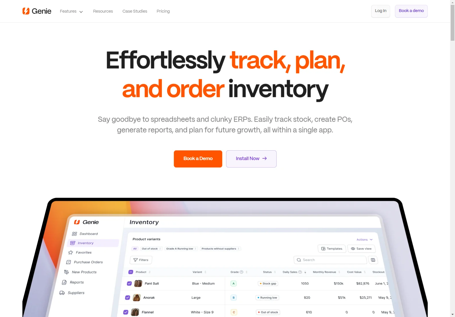 Genie: AI-Powered Inventory Management for Shopify Brands