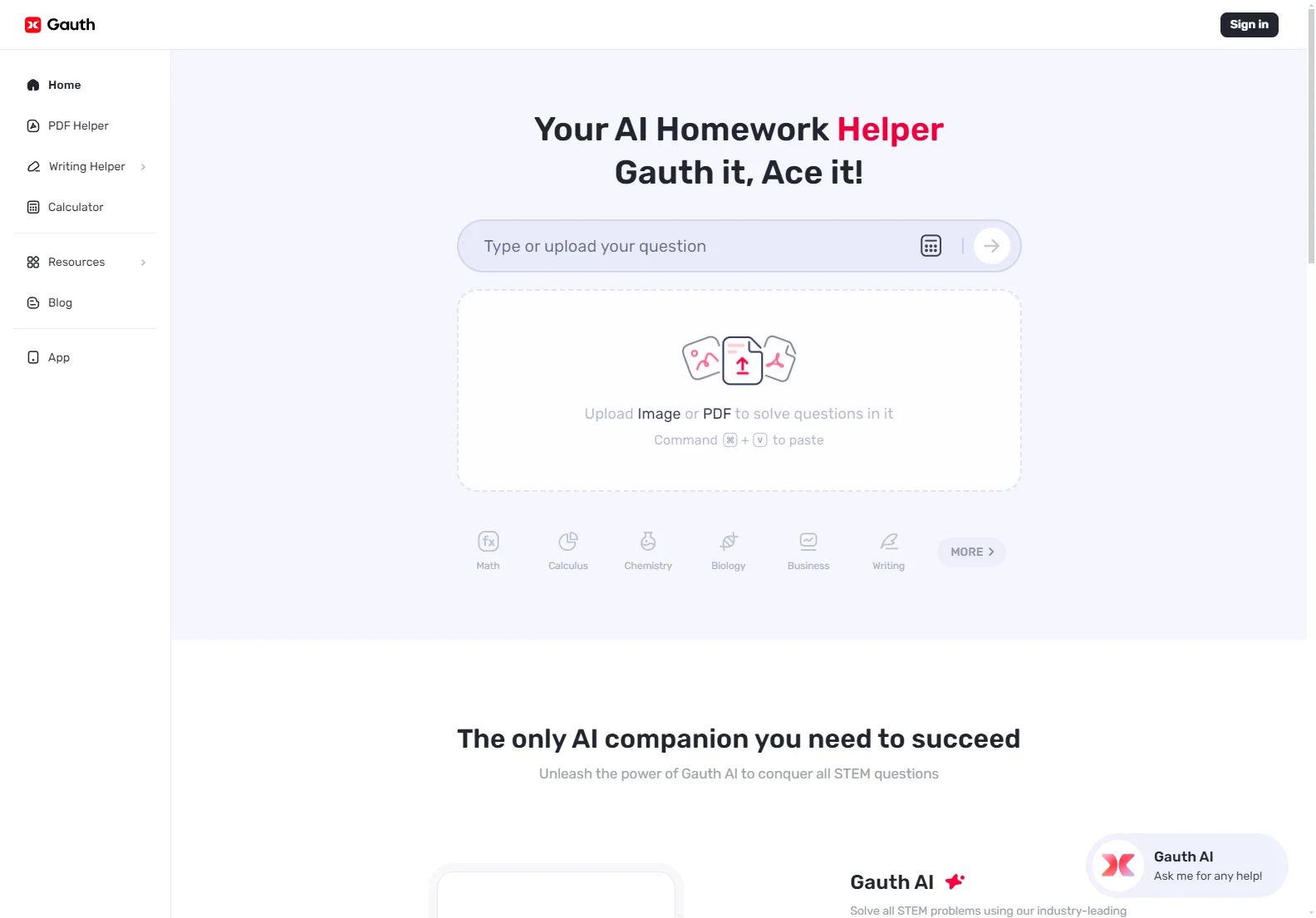 Gauth AI: Your Ultimate AI-Powered Homework Helper