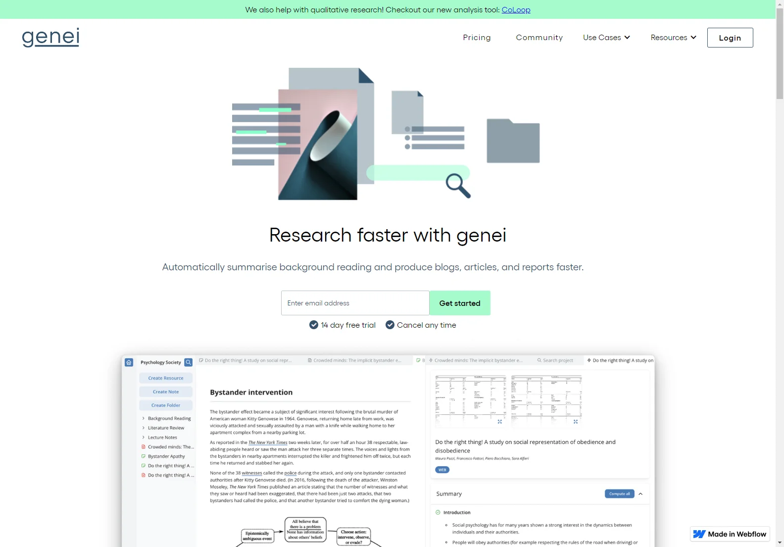 genei: AI-Powered Research Tool for Faster, More Efficient Research