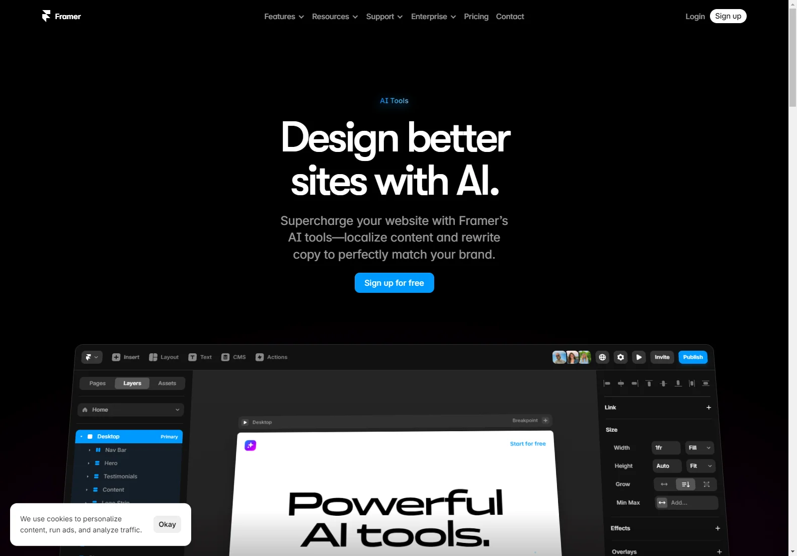 Framer AI Website Builder: Translate, Rewrite & Style Your Website