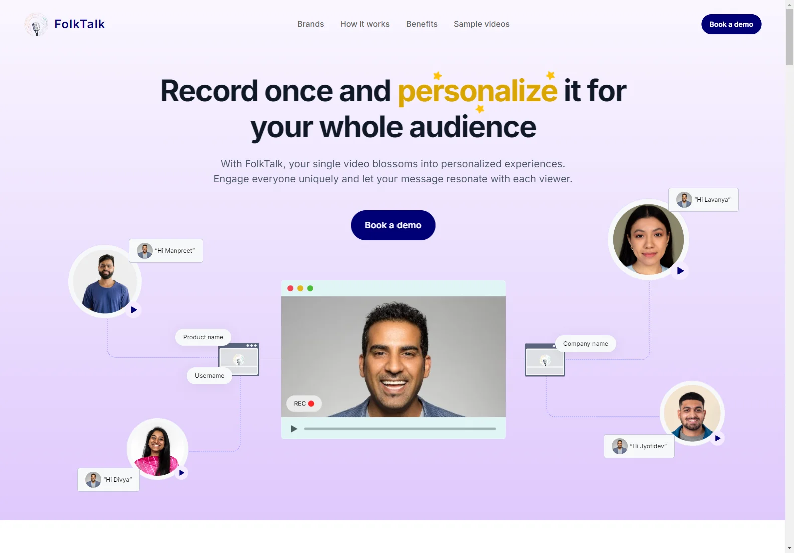 FolkTalk: AI-Powered Personalized Video Marketing for Enhanced Customer Engagement