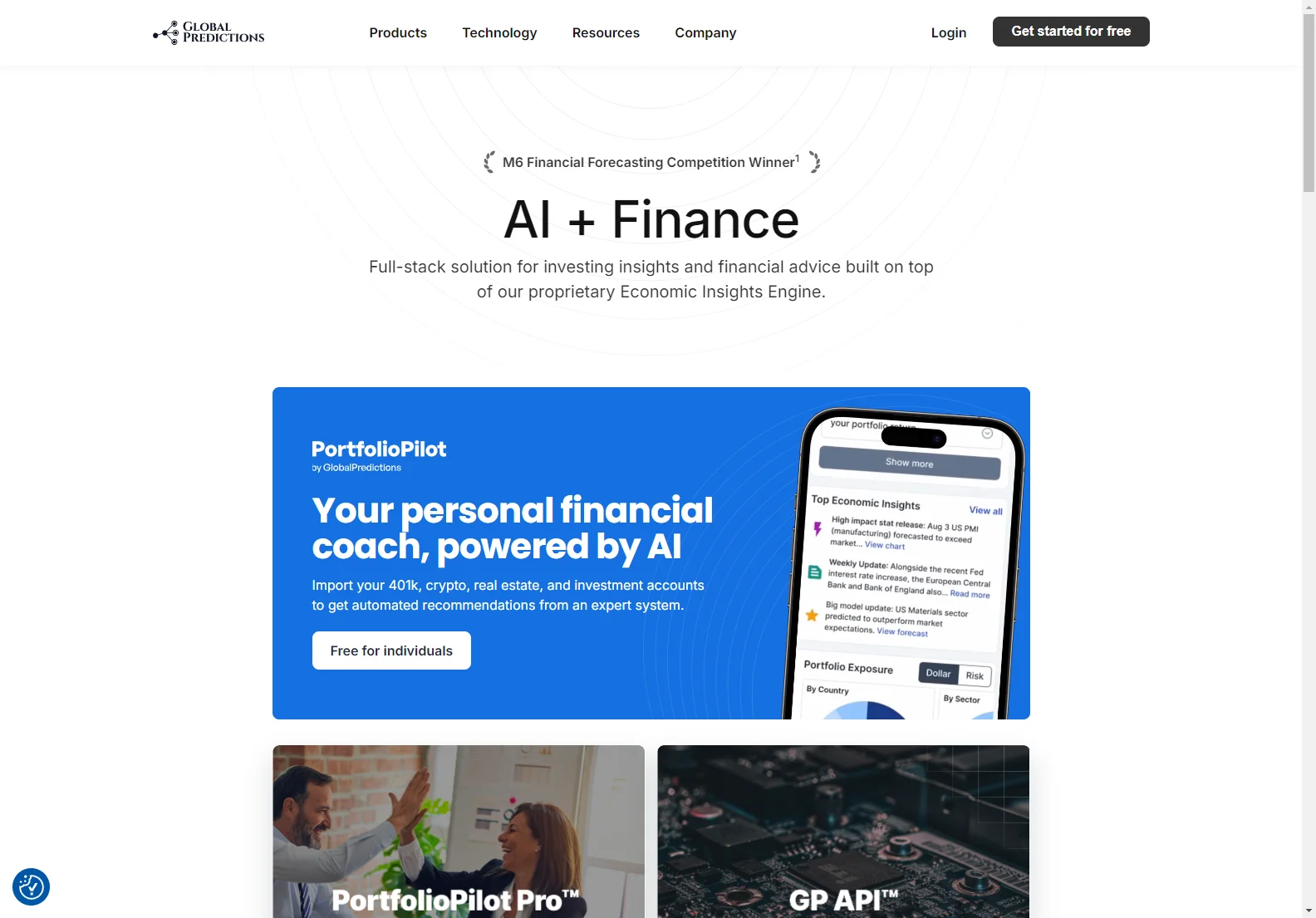 Global Predictions: AI-Powered Financial Forecasting and Portfolio Management