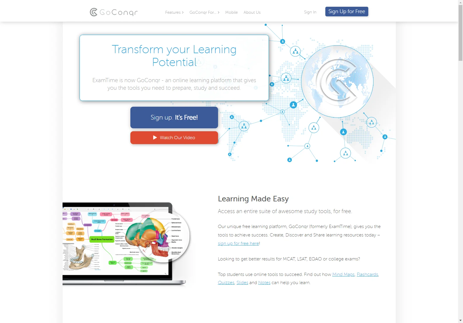 GoConqr: Free Online Learning Platform for Students