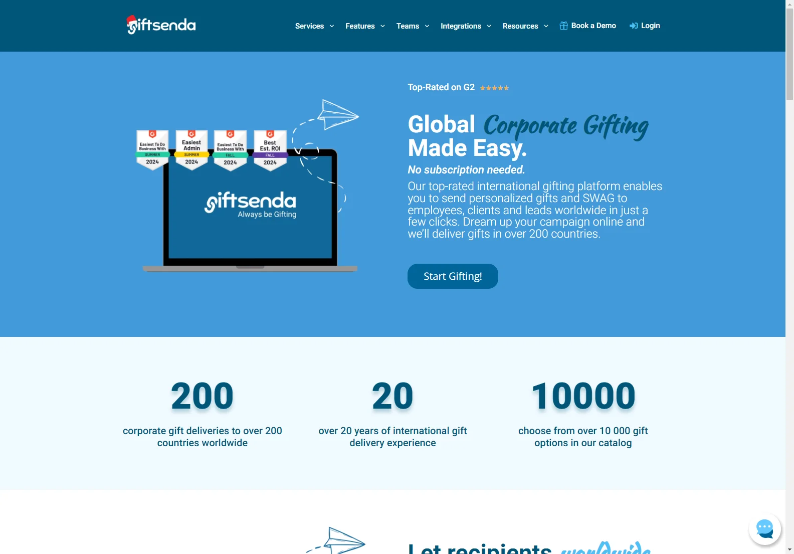 Giftsenda: Streamline Global Corporate Gifting