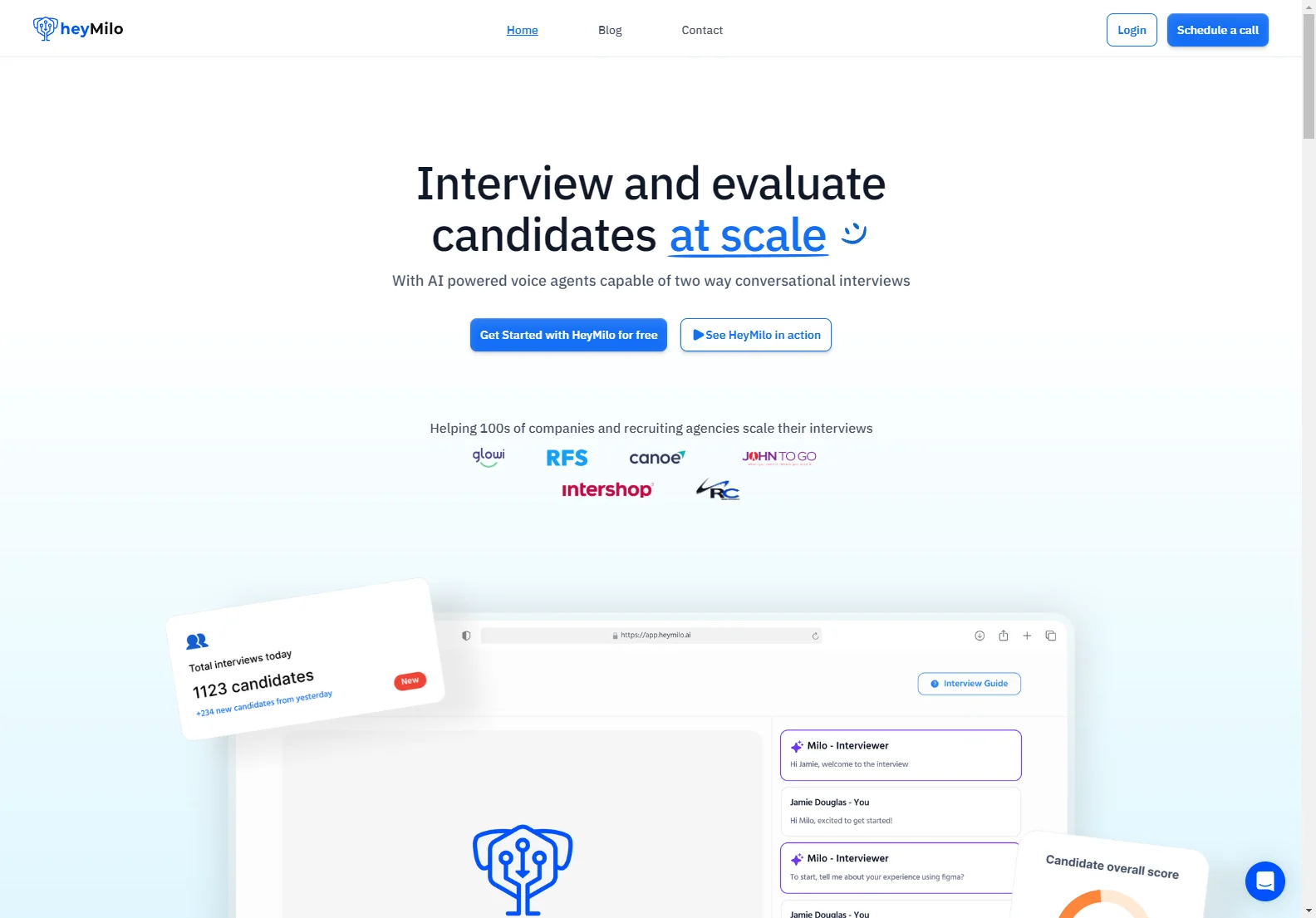 HeyMilo AI: Revolutionizing High-Volume Recruiting with AI-Powered Interviews