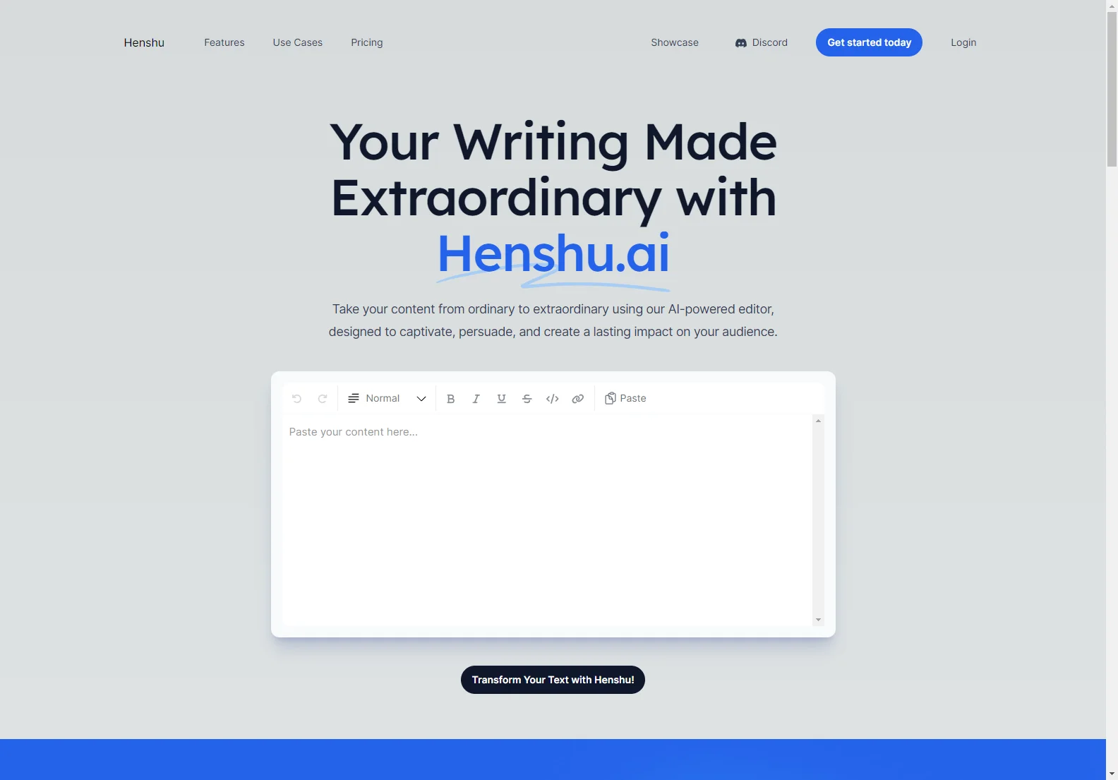 Henshu: AI-Powered Writing Tool for Extraordinary Content