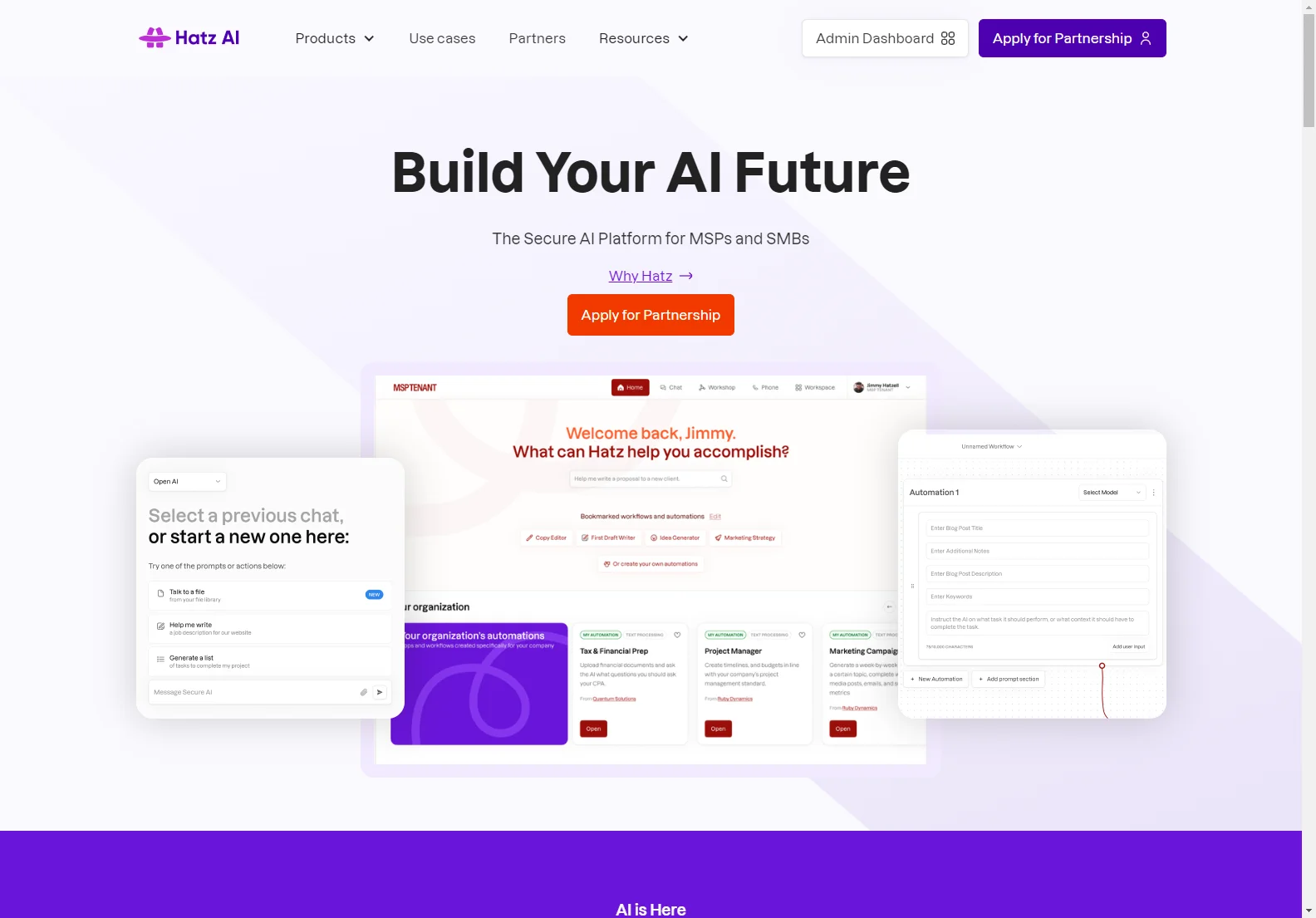 Hatz AI: Secure AI Platform for MSPs and SMBs