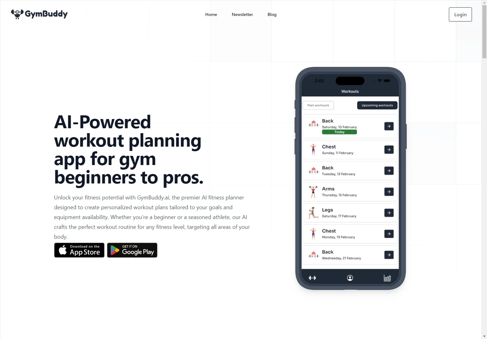 GymBuddy.ai: Personalized AI Workout Plans for All Fitness Levels