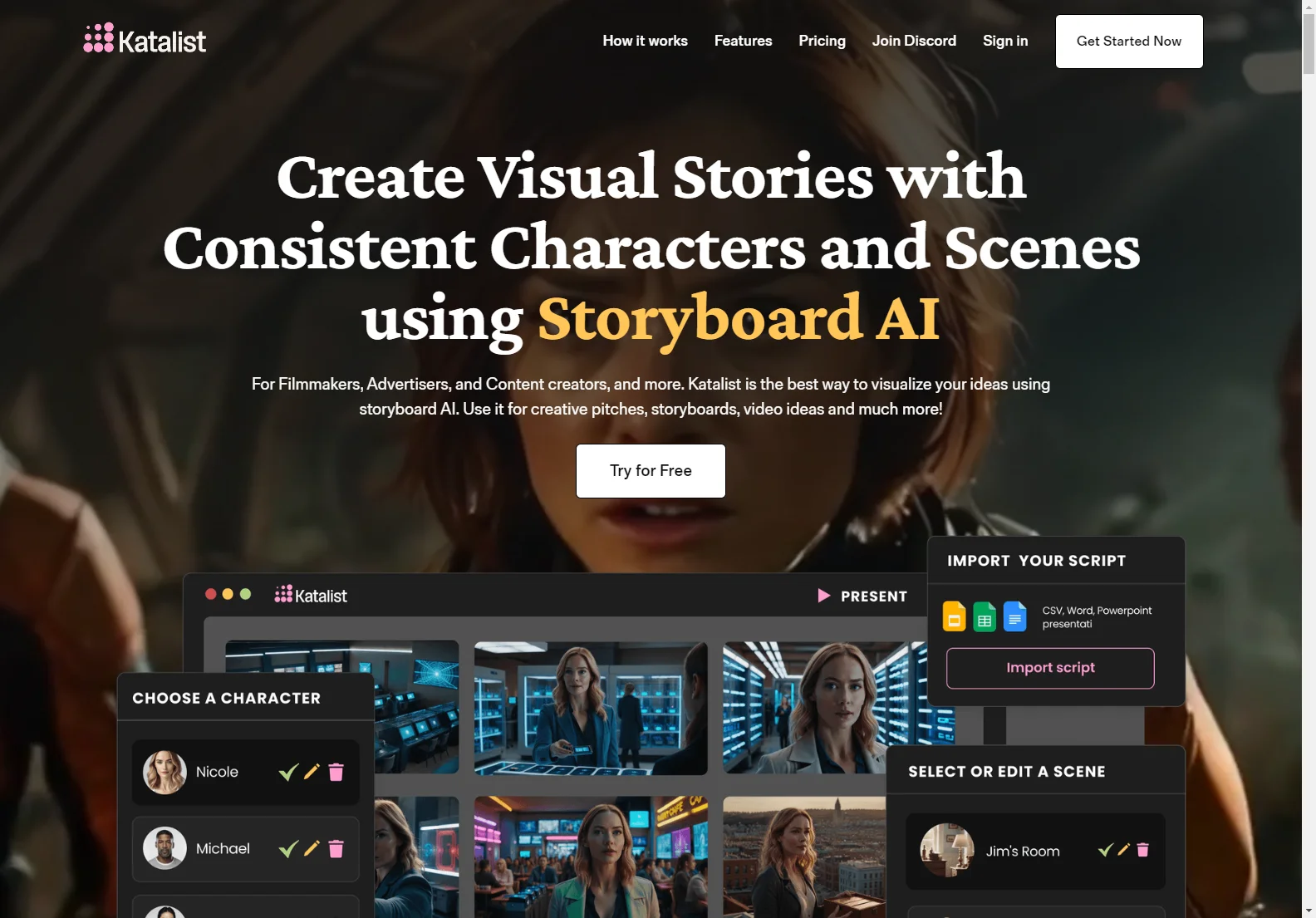 Katalist: AI-Powered Storyboard Generator for Faster Video Production