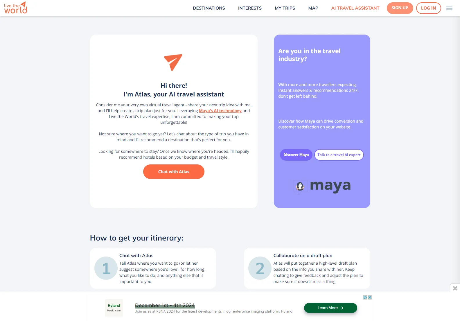 Atlas: Your AI Travel Assistant for Personalized Trip Planning